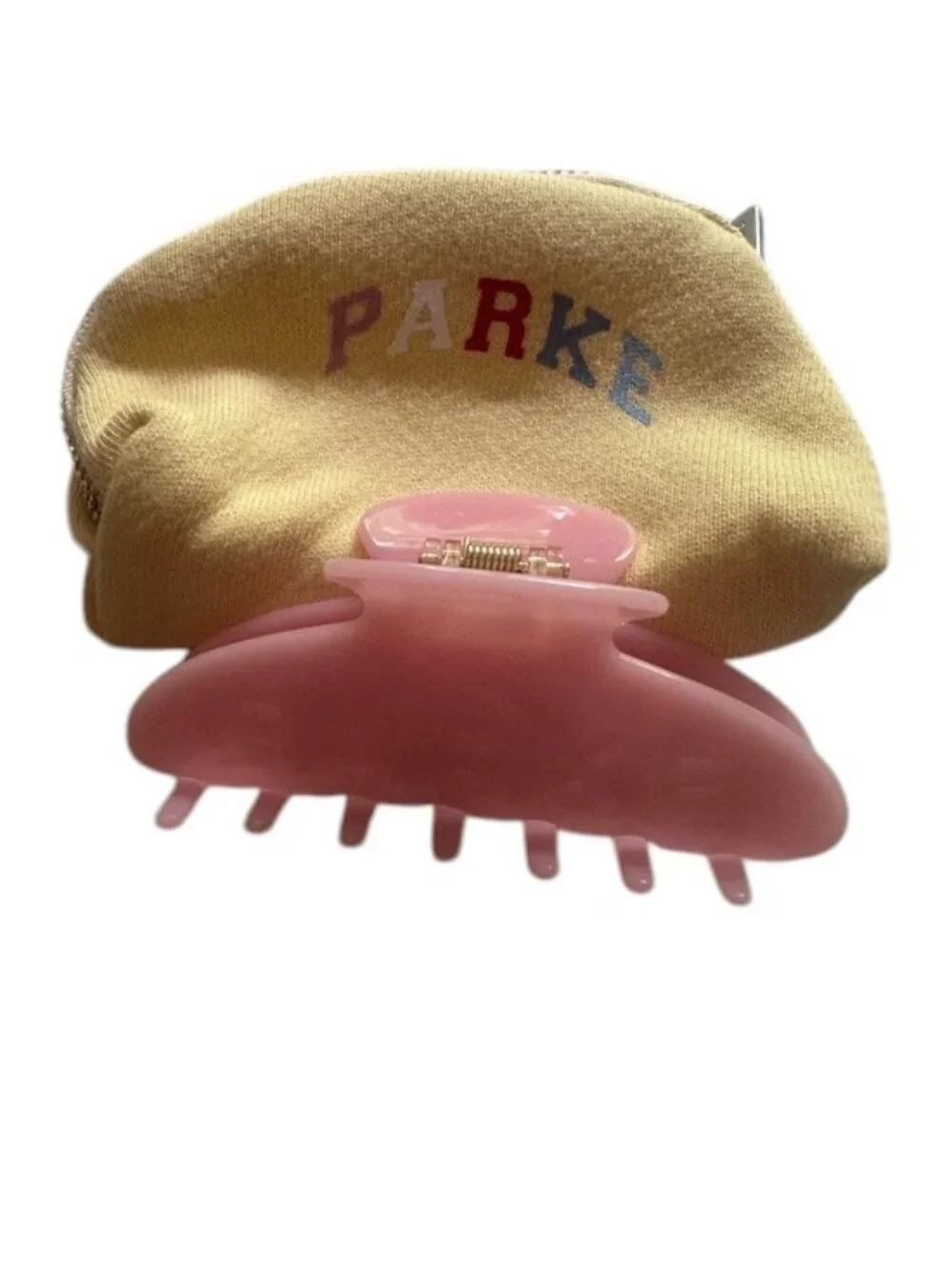 Parke Conch Summerland 2026 Claw Clip w/pouch NWOT